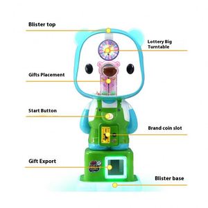 Machine à œufs surprise pour enfants, machine à bonbons et sucettes à monnayeur, machine à cadeaux et jouets en capsules - Product Image 5