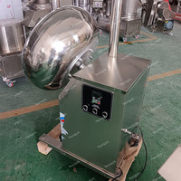 Machine de fabrication de chocolat, d'amandes, de noix, de cacahuètes et de sucre avec fonction de chauffage électrique commercial