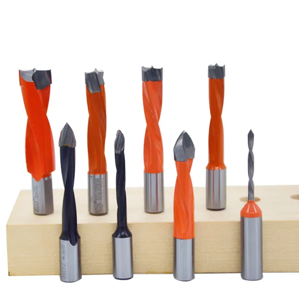 Tungsten karbür delik matkap ağaç İşleme matkap uçları ve katı ahşap ve ahşap tabanlı Panel için kesme aletleri