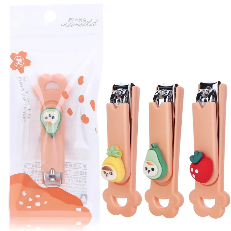 Wholesale OEM Children Nail Clipper Safe Kids Baby Nail Cutter Trimmer Kit Sharp Cut Straight Finger Nail Cutting Tools C0190