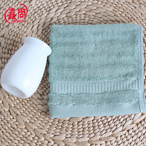 Xinshang Bamboo Fiber Square Towel 34x34 Cm Wavy Pattern Soft Absorbent Kitchen Hand Towel - Product Image 1
