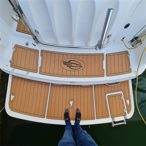 Plataforma de Baño para Barco <span class=keywords><strong>Chaparral</strong></span> 300 Signature 2000, Alfombrilla de Espuma EVA para Cabina, Imitación Madera de Teca, Estilo SeaDek Gatorstep, Autoadhesiva - Product Image 2