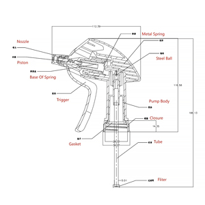 หัวฉีดพลาสติกคุณภาพสูงแบบใหม่ ปี 2026 ขนาด 3 ซีซี 28/400 28/410 PP แข็งแรง ทนทาน สำหรับขวดทำความสะอาดบ้าน - Product Image 6