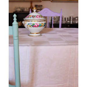 Nappe en lin rayée de Flandre, matière satinée infroissable, pour salon, salle à manger, hôtels, restaurants, décoration de Noël, Halloween - Product Image 2