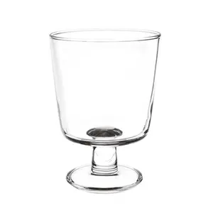 小批发透明透明固体高脚杯酒杯水杯