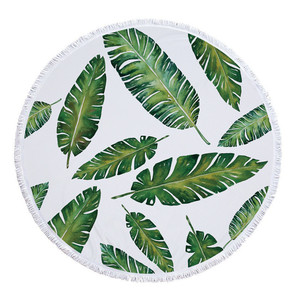 Promotionnel feuilles de palmier grande impression personnalisée serviette de plage - Product Image 4