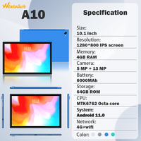 Hina-ndroid 11, IFI 10,1 Inch 4GB 64GB PS Ouch en creen CTA ore Mart 10"
