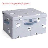 Boîtes de rangement personnalisées pliables, organiseur pliable imprimé, bac de rangement rose mignon, boîtes de rangement pour enfants, organiseur de couture