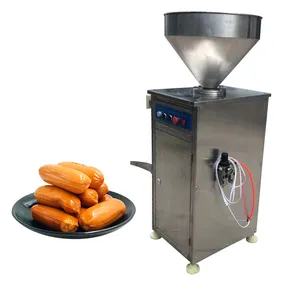 Оптовые продажи электрический колбасный шприц для тяжелых условий эксплуатации-Электрическая сверхмощная пневматическая машина для изготовления колбасок