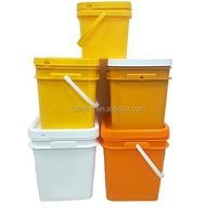Ember Plastik Kotak Kimia Harian Langsung dari Pabrik 5L-20L untuk Penggunaan Air, Dapat Didaur Ulang, Warna Sesuai Pesanan, Bahan PP PE, Harga Murah