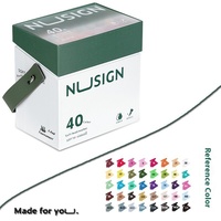 Deli haute qualité NS736 série alcoolique Double tête stylo de marquage ensemble 40/60/80 couleur pour Art peinture usine en gros