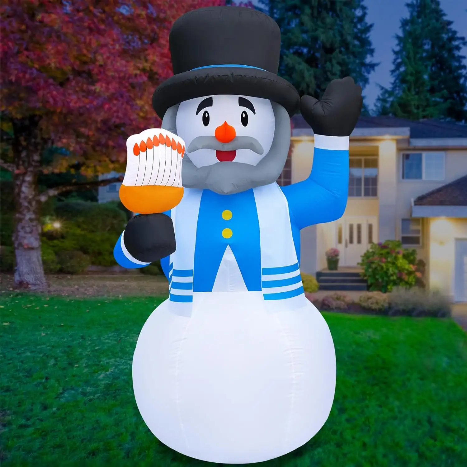 Customization Hanukkah Inflatable Rabbi Snowman Dinosaur Bear Decoration Hanukkah Inflatable Yard Decoration Chanukah