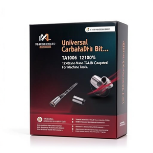 Foret universel en carbure TA1006 12xD avec revêtement Nano TiAlN pour machines-outils - Product Image 2