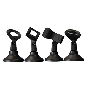 Adjustable Mini Desk <b>Microphone</b> <b>Stand</b> Plastic Mic Holder Clip Swing Mount for Podcast Singing Karaoke - Product Image 1