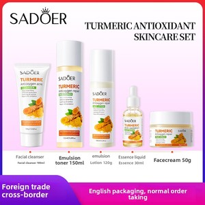 SADOER Suero <span class=keywords><strong>Facial</strong></span> Antioxidante de Cúrcuma <span class=keywords><strong>Hidratante</strong></span> 30ml Limpiador <span class=keywords><strong>Crema</strong></span> <span class=keywords><strong>Facial</strong></span> <span class=keywords><strong>Crema</strong></span> Contorno de Ojos Transfronterizo - Product Image 2