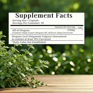 High Quality Oregano Oil Softgels with Oil of Oregano Improves Brain Function Support Eaental Health Boost Wellness Softgels - Product Image 2