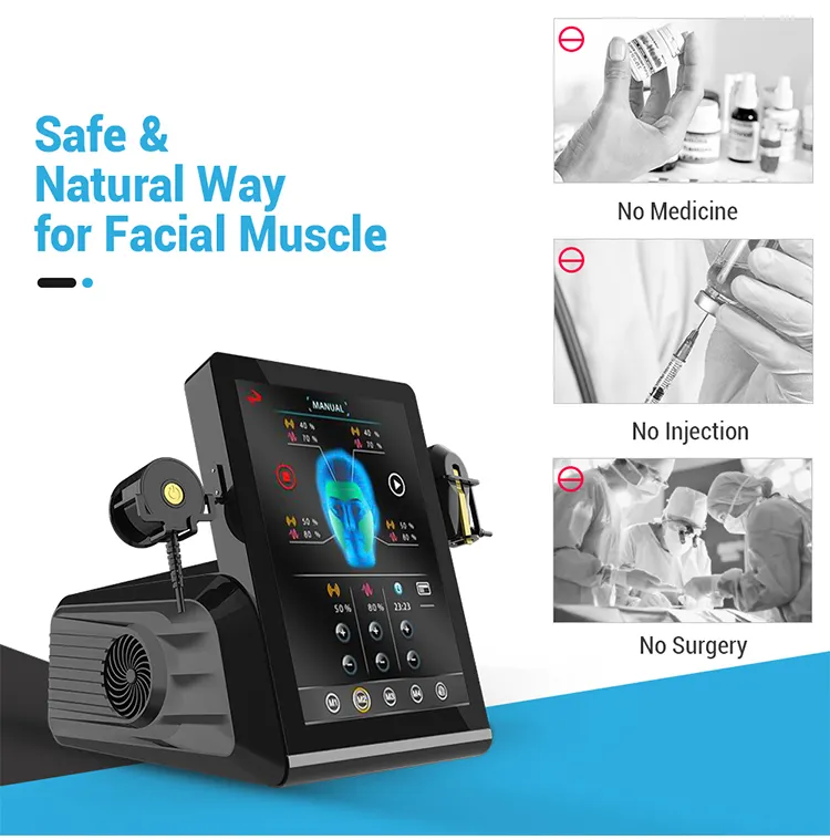 2023 portable pe face machine pe-face pour le front et vérifier le levage EMRF em rf équipement de levage du visage