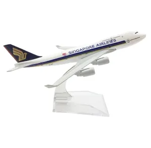 โมเดลเครื่องบินสิงคโปร์แอร์ไลน์ ขนาด 1:<span class=keywords><strong>400</strong></span> 16 ซม. ของขวัญ ของที่ระลึก สำหรับตกแต่งบ้านและสำนักงาน - Product Image 6