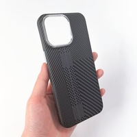 Protection d'objectif couverture de téléphone mince pour iPhone 14 13 Pro Max étui de téléphone portable en fibre de carbone pour iPhone 15 16 Pro Max