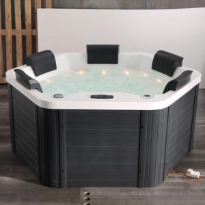 Vasca Idromassaggio Spa di Lusso per Esterni, <span class=keywords><strong>Jacuzzi</strong></span> per 4-6 Persone con Idromassaggio e Bolle, Bluetooth, Fornitura Diretta dalla Fabbrica di Foshan - Product Image 2