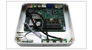 Mini ordinateur sans ventilateur EGLOBAL, processeur Intel Core <span class=keywords><strong>E2</strong></span>-i5-8250U, DDR3, SSD MSATA, Win10, VGA, HD, WiFi, Gigabit LAN, Linux, Mini PC - Product Image 3