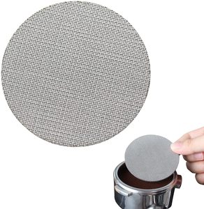 Lưới Lọc Cà Phê Barista Chuyên Nghiệp Bằng Thép Không Gỉ Dày 58.3 Micron 51 58.5 1.7Mm 100 Mm Tấm Lưới Lọc Bóng - Product Image 1