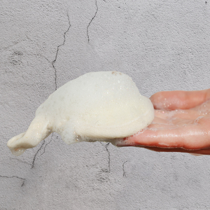 Zenidoo Éponge exfoliante naturelle biodégradable pour le visage, en forme de boule, pour un nettoyage en profondeur, 8 cm - Product Image 5
