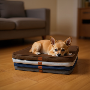 Tapis et coussinets pour animaux de compagnie en éponge cristalline super douce de 5 cm, 70*110*5 cm, brun foncé, qualité supérieure - Product Image 3