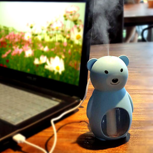 Cute Bear <b>Humidifier</b> White USB Powered 10L Capacity Home Use - Product Image 1
