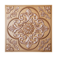 Panneaux muraux en PVC 3D gaufrés et décorés, modernes, imperméables et résistants à l'humidité pour cafés, bars, centres commerciaux, salles de bain PL88 Champagne Bronze