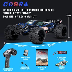 VRX Racing RH818 <span class=keywords><strong>COBRA</strong></span> 1/8 4WD Brushless RC Truck 65KM/H Alta Velocità 3S Potente Monster Truck Off-Road Bashing RTR - Product Image 2