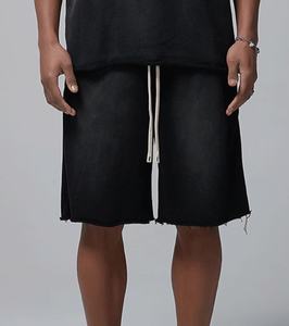 <span class=keywords><strong>Shorts</strong></span> para Hombre con Lavado Ácido y Efecto Desgastado, Fabricante de <span class=keywords><strong>Shorts</strong></span> con Lavado Ácido y Efecto Desgastado Personalizados, <span class=keywords><strong>Shorts</strong></span> Casuales de Estilo Urbano para Hombre - Product Image 5