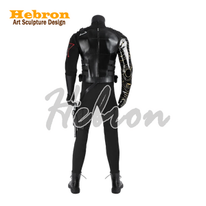 Costume de cosplay complet personnalisable de Winter Soldier de Marvel en cuir PU, denim et toile pour hommes # 39;s Personnel - Product Image 2