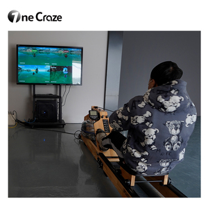 Simulador de Remo Interactivo, Máquina de Remo Comercial para Competición, 4 Barcos, 1-4 Jugadores, Deporte de Interior, Fitness para Centros de Entretenimiento - Product Image 4