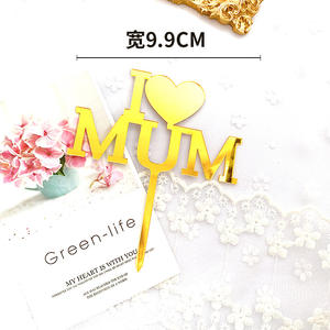 Decoración de Pastel de acrílico para el día de la madre, fabricante I love MUM - Product Image 2