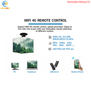 即插即用P2.6带动画的发光二极管立方体模块，适用于零售店和购物中心寻路简化安装过程 - Product Image 5