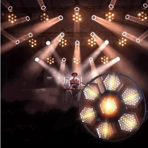 Luces LED RGB Retro para Escenario, Lámpara Estroboscópica Pixel Steering Helmsman <span class=keywords><strong>Portman</strong></span> para Ambiente de Bar, Luz Hexagonal Retro para Escenario - Product Image 2