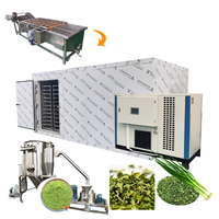 Commerciële voedseldroger, moringa blad maal- en dehydratiemachine, afvaldroger, restafval droogmachine