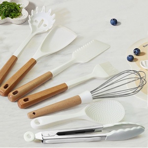 Ensemble de 13 ustensiles de cuisine, spatules et cuillères, outils de cuisine en silicone antiadhésif, ensemble d'ustensiles de cuisine - Product Image 5