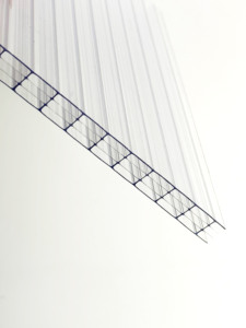 Plaque alvéolaire en polycarbonate dépoli translucide pour protection de l'intimité des auvents de balcon - Product Image 5