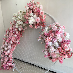 SPR Bridesmaids Bouquet Rustic <strong>Silk</strong> Hydrangea Artificial <strong>Forget</strong> <strong>Me</strong> <strong>Not</strong> Party Romantic Table Wedding Decorative <strong>Flower</strong> - Product Image 3