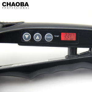 Plancha plana <span class=keywords><strong>de</strong></span> titanio para salón profesional <span class=keywords><strong>de</strong></span> la mejor marca, 220 ℃, turmalina cerámica, alisadores <span class=keywords><strong>de</strong></span> <span class=keywords><strong>pelo</strong></span> rápidos al por mayor - Product Image 5