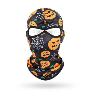 หน้ากากขี่จักรยานพิมพ์ลายกะโหลกหมวกกันน็อคฮาโลวีนระบายอากาศได้สำหรับฤดูร้อน - Product Image 6