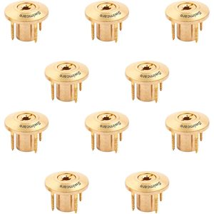 Kit d'ancrage de pont en laiton Swimcare, diamètre extérieur 1,5 po, ancrage robuste pour couverture de piscine avec collier et vis pour piscines enterrées - Product Image 4