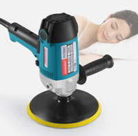 Polisseuse verticale économique électrique DIY 900W 180mm 7 pouces 600-2000 tr/min avec divers accessoires