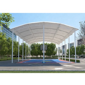 Cancha de Pádel Interior y Exterior con Techo Impermeable, Cubierta de Membrana Arquitectónica de PVDF, Techo Panorámico para Pádel - Product Image 2