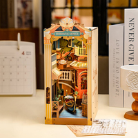 Robotime Rolife TGB08 Romantique Venise Miniature Maison 3D Puzzles En Bois DIY Livre Nook Étagère Insert Cadeaux De Noël Pour Enfants