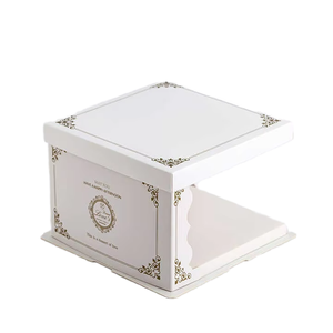 Favores do casamento claro Caixa Do Bolo Transparente Alta Embalagem Presente De Casamento 4 6 <span class=keywords><strong>8</strong></span> 10 Polegada Caixa De Bolo De Papel - Product Image 1