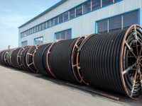 Tuyau COD en PEHD à haute rigidité SN8 pour conduit extérieur de câble de réseau télécoms à fibre optique souterrain
