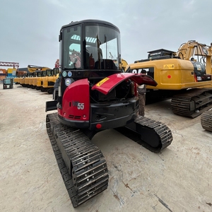 รถขุดขนาดเล็ก Yanmar VIO55 มือสองจากญี่ปุ่นแท้ น้ำหนัก 5.5 ตัน แบบตีนตะขาบ ราคาถูก ขาย - Product Image 4